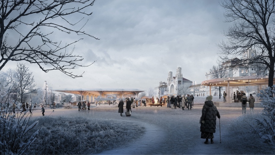 Архитекторы Henning Larsen реконструируют Главный вокзал Праги
