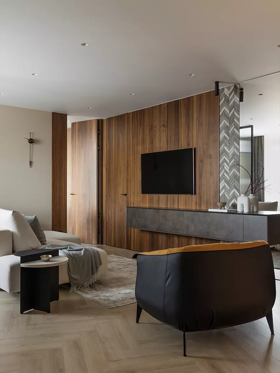 Эффектный интерьер квартиры для жизнерадостной женщины из Тольятти — проект Светланы Сапрыкиной