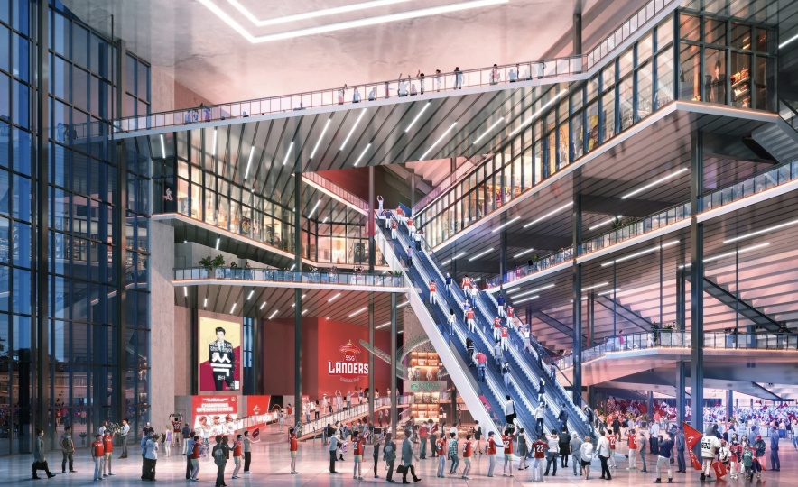 В Южной Корее хотят построить бейсбольный стадион и торговый центр в одном комплексе
