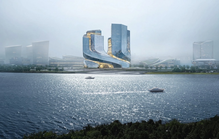 Büro Ole Scheeren проектирует «закручивающееся» здание в Шэньчжэне