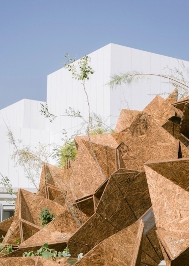 Архитектурный павильон в Дубае формирует «межвидовую среду обитания»