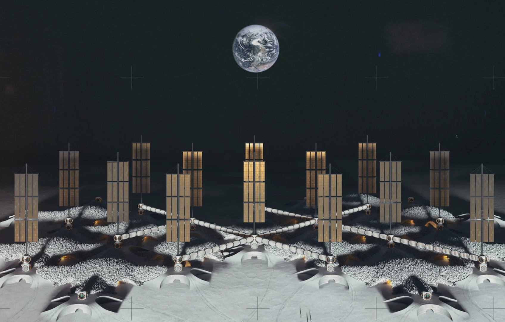 Студия Hassell представила, как может выглядеть жизнь человека на Луне