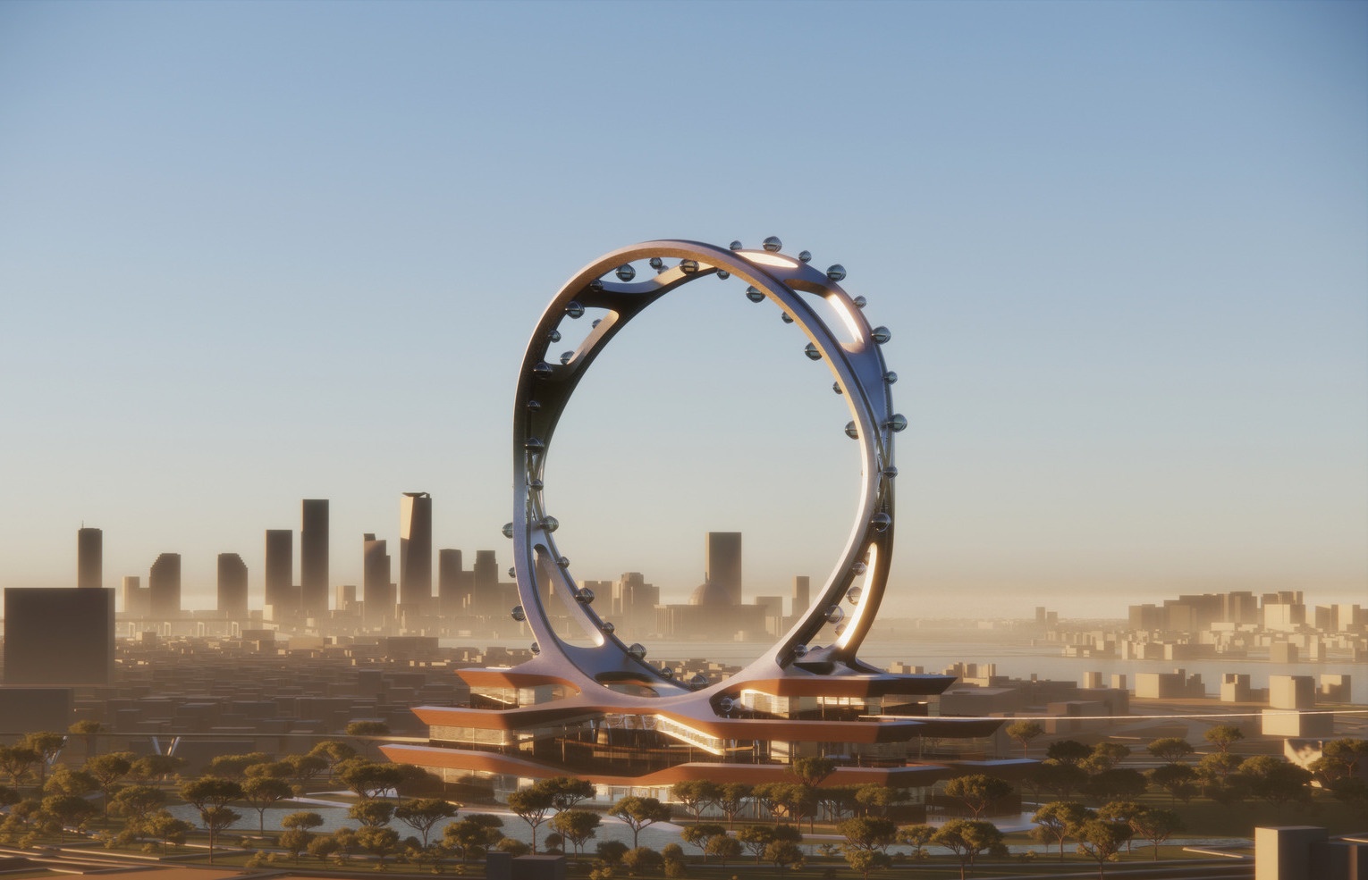 UNStudio построит самое высокое в мире колесо обозрения без спиц