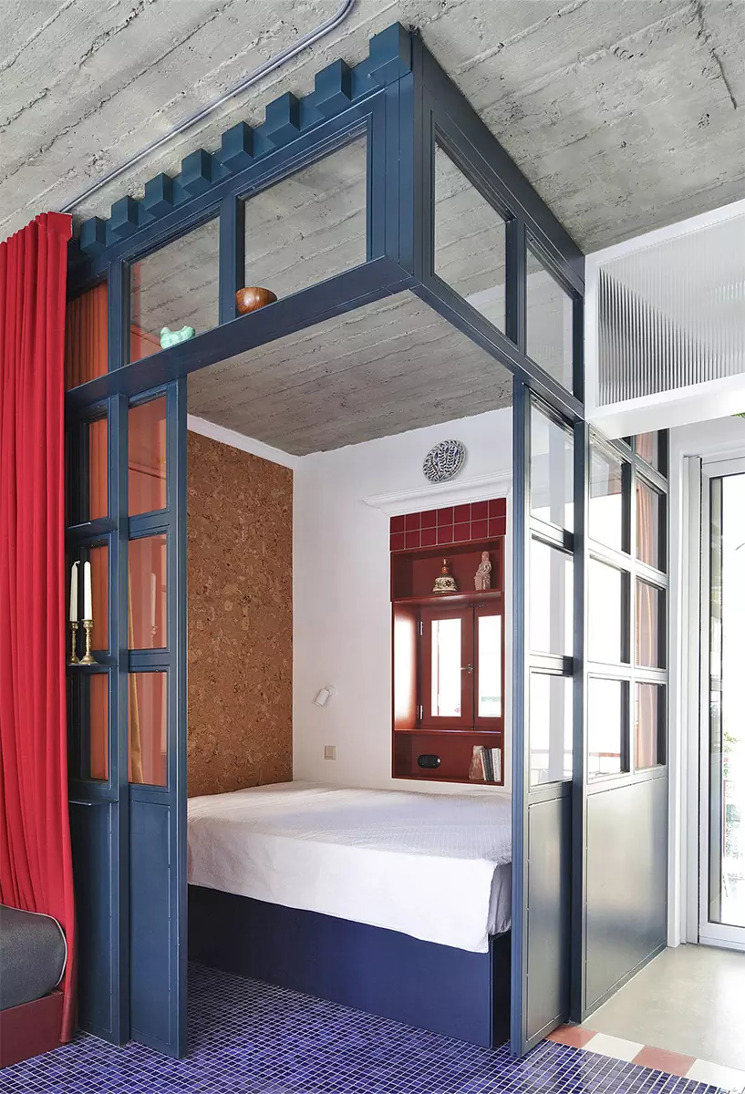 Интерьер эклектичной квартиры площадью 22 квадратных метра для тех человек — проект студии Point Supreme