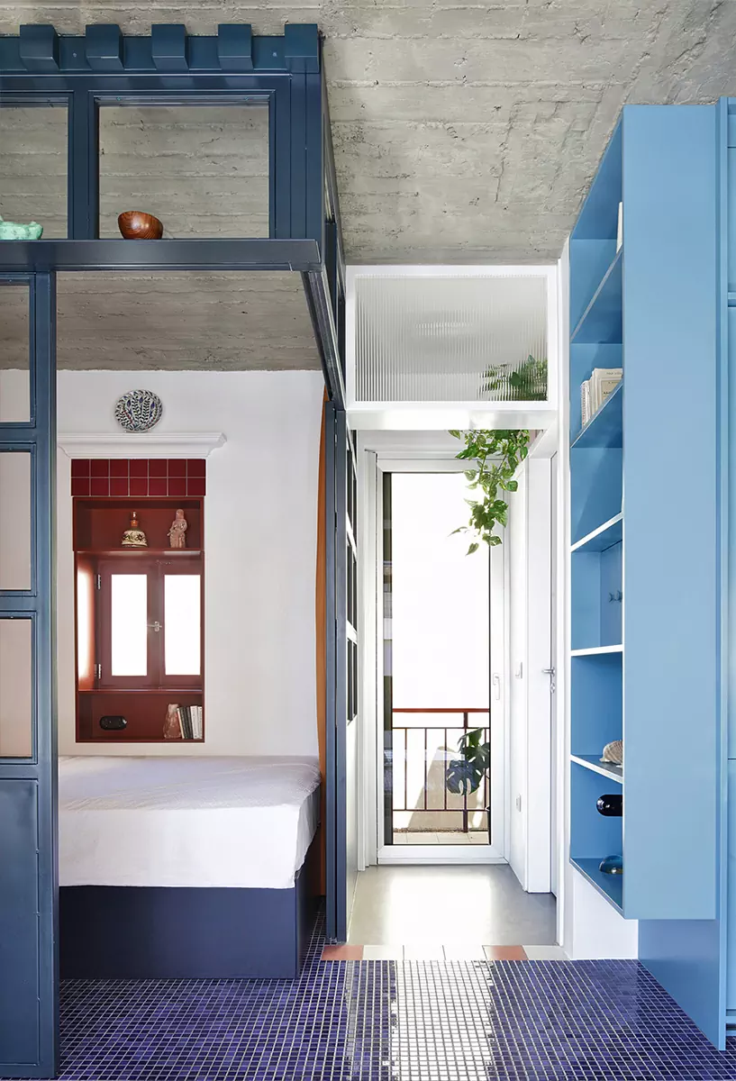 Интерьер эклектичной квартиры площадью 22 квадратных метра для тех человек — проект студии Point Supreme