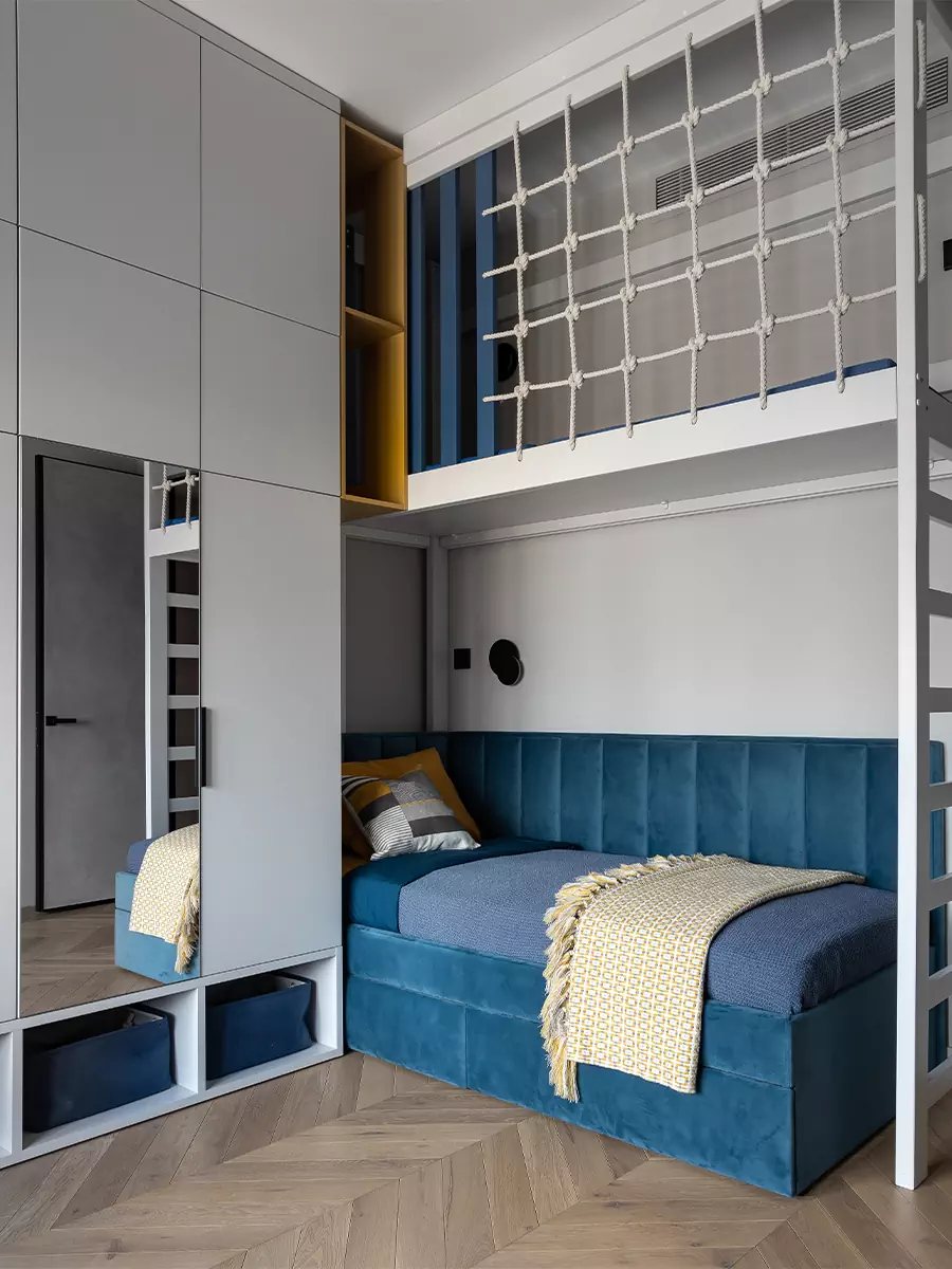 Ритмичные детали и продуманное зонирование в квартире для семьи дизайнера интерьера — проект Светланы Михайловой