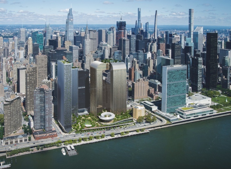 Команда BIG построит новый жилой и культурный кластер на Манхэттене