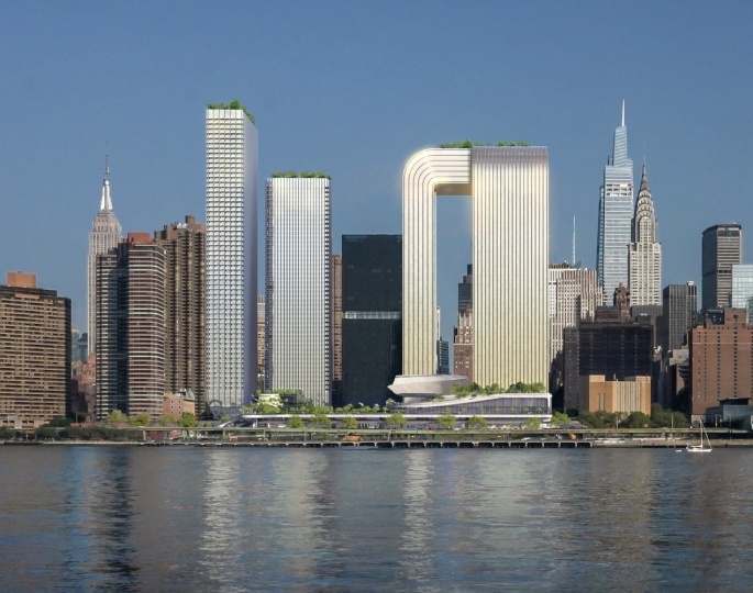 Команда BIG построит новый жилой и культурный кластер на Манхэттене