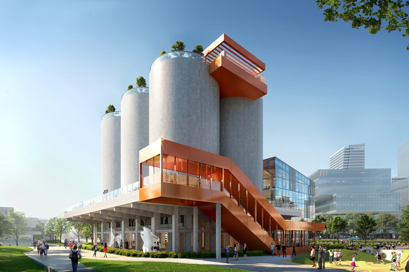 Архитекторы MVRDV превратят бывший цементный завод в Шанхае в культурный квартал