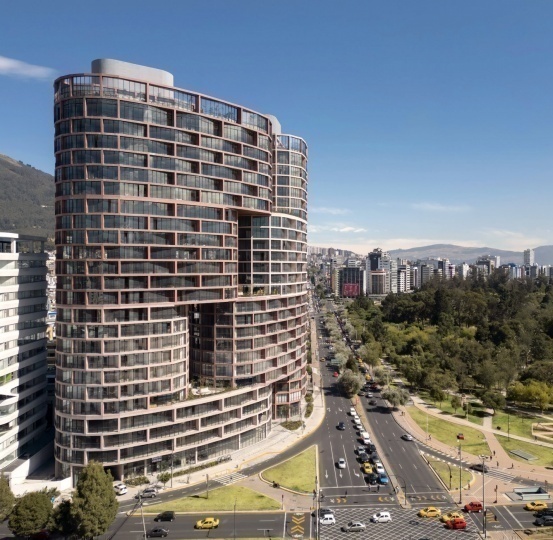 Архитекторы BIG завершили проект высотки в Эквадоре