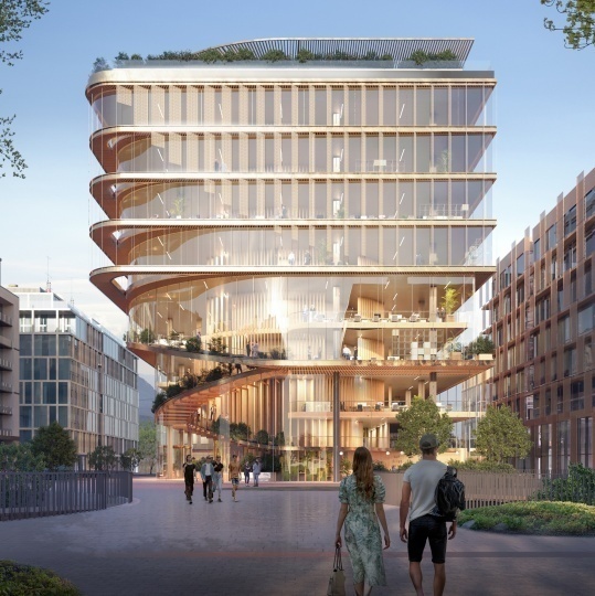 UNStudio планирует построить здание с минимальным углеродным следом