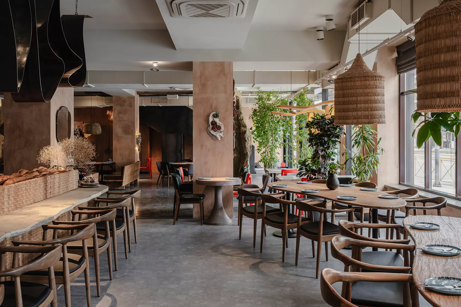 Аутентичный интерьер ресторана и художественной мастерской в сердце Дагестана — проект Дарьи Дурневой