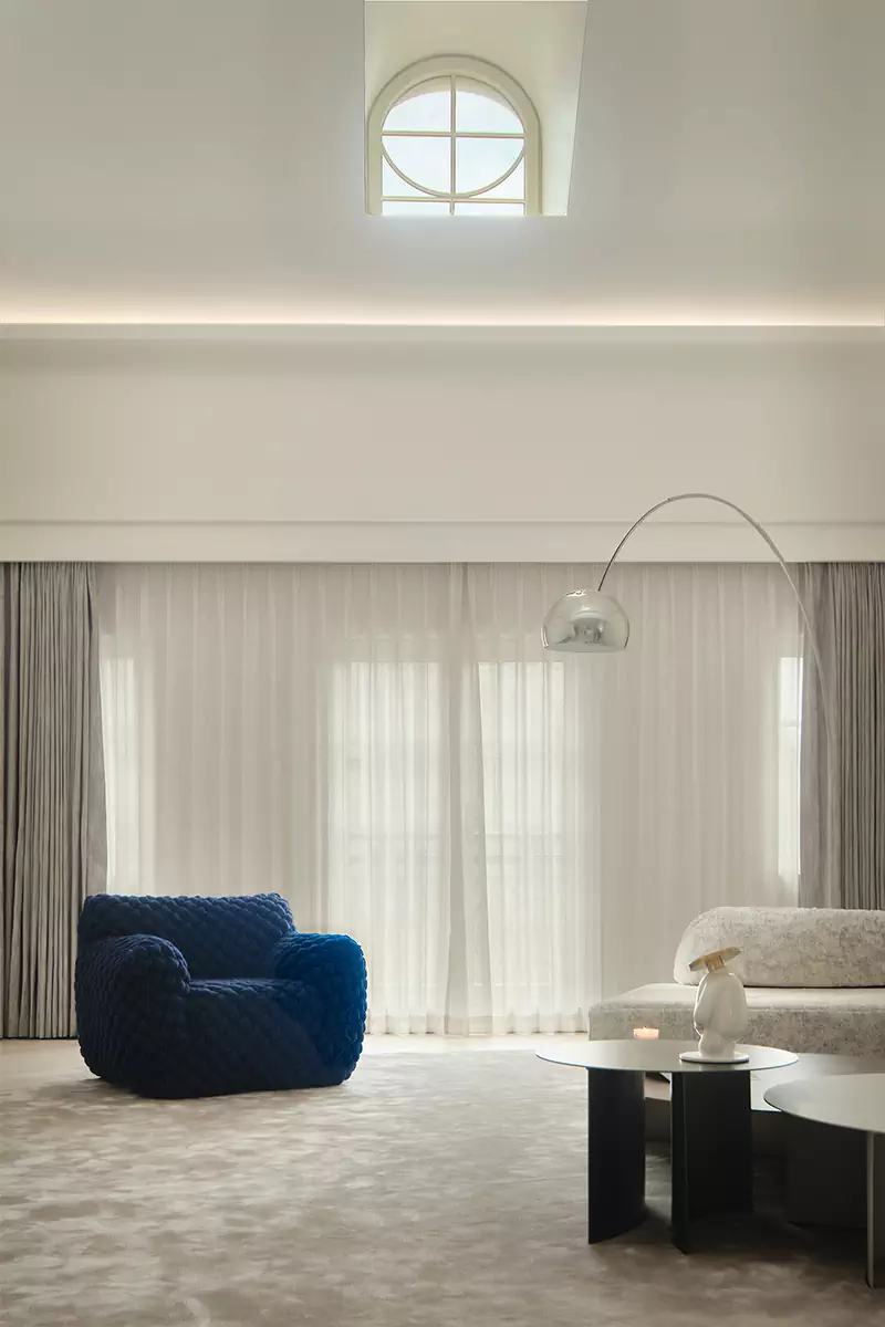 Гармоничный интерьер квартиры в Шанхае с комнатой для медитации — проект Noble Fit & Fun Connection