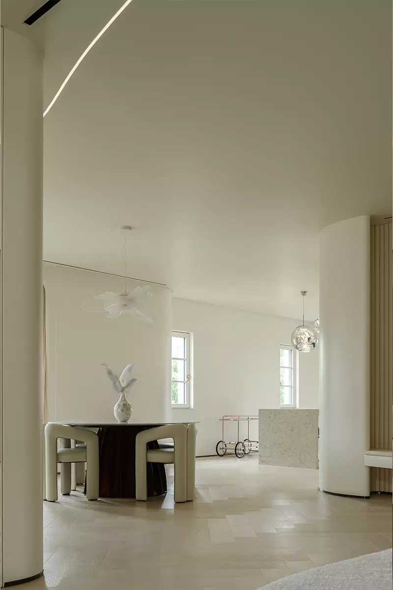 Гармоничный интерьер квартиры в Шанхае с комнатой для медитации — проект Noble Fit & Fun Connection