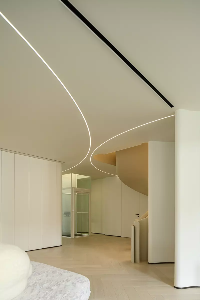 Гармоничный интерьер квартиры в Шанхае с комнатой для медитации — проект Noble Fit & Fun Connection