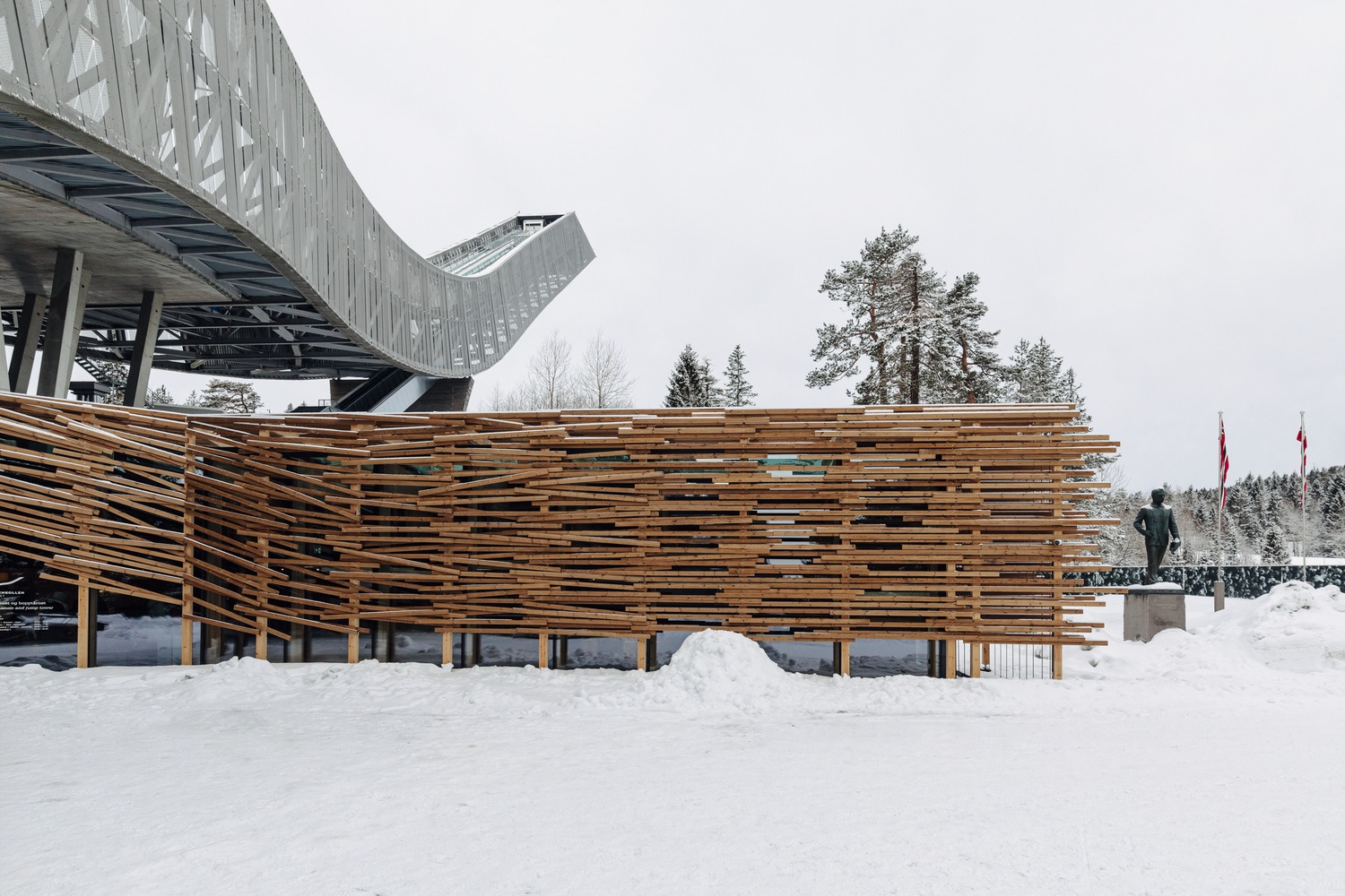 Snøhetta добавила пристройку к старейшему в мире лыжному музею