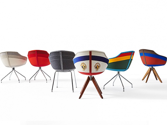 Лука Никетто сделал стулья-гондолы для голландского бренда Moooi