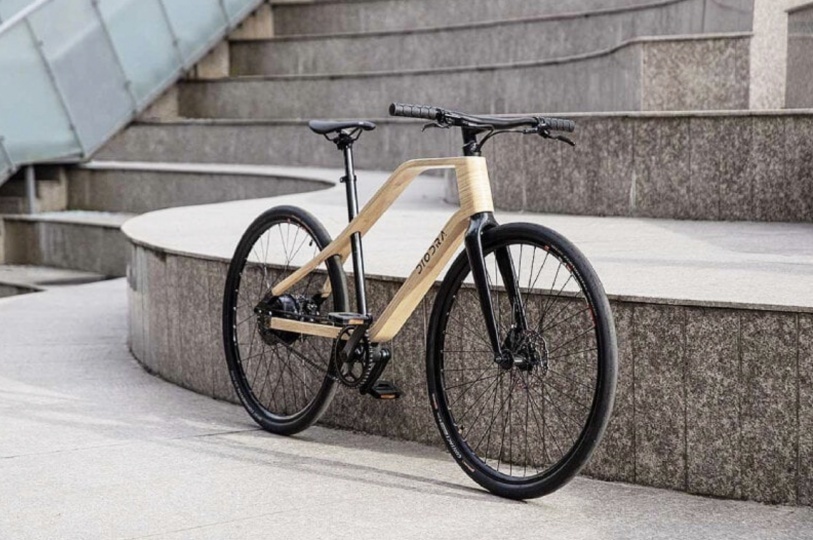Компания Diodra делает электрические велосипеды с бамбуковой рамой