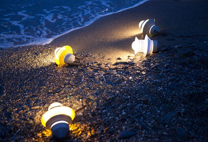 Уличные светильники Santorini барселонского бренда Marset