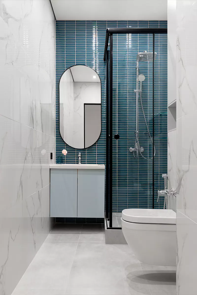 Умиротворенный интерьер квартиры в Алматы с функциональными перегородками — проект Яздурсун Хождабердыевой