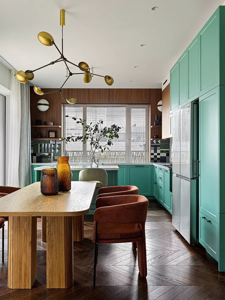 Интерьер екатеринбургской квартиры, вдохновленный стилем mid-century modern — проект студии Mediana Interiors