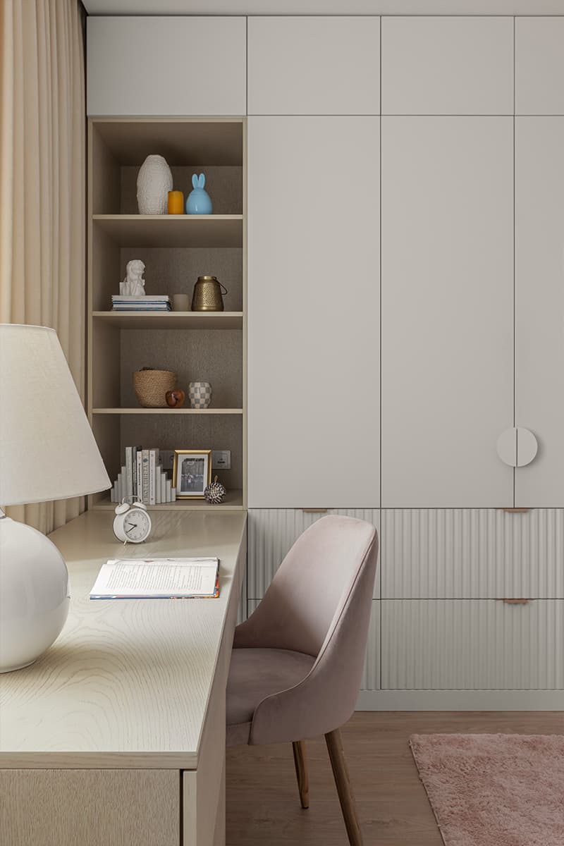 Артефакты из путешествий и природные мотивы в интерьере уютной квартиры для дизайнера — проект Евгении Гарбенко