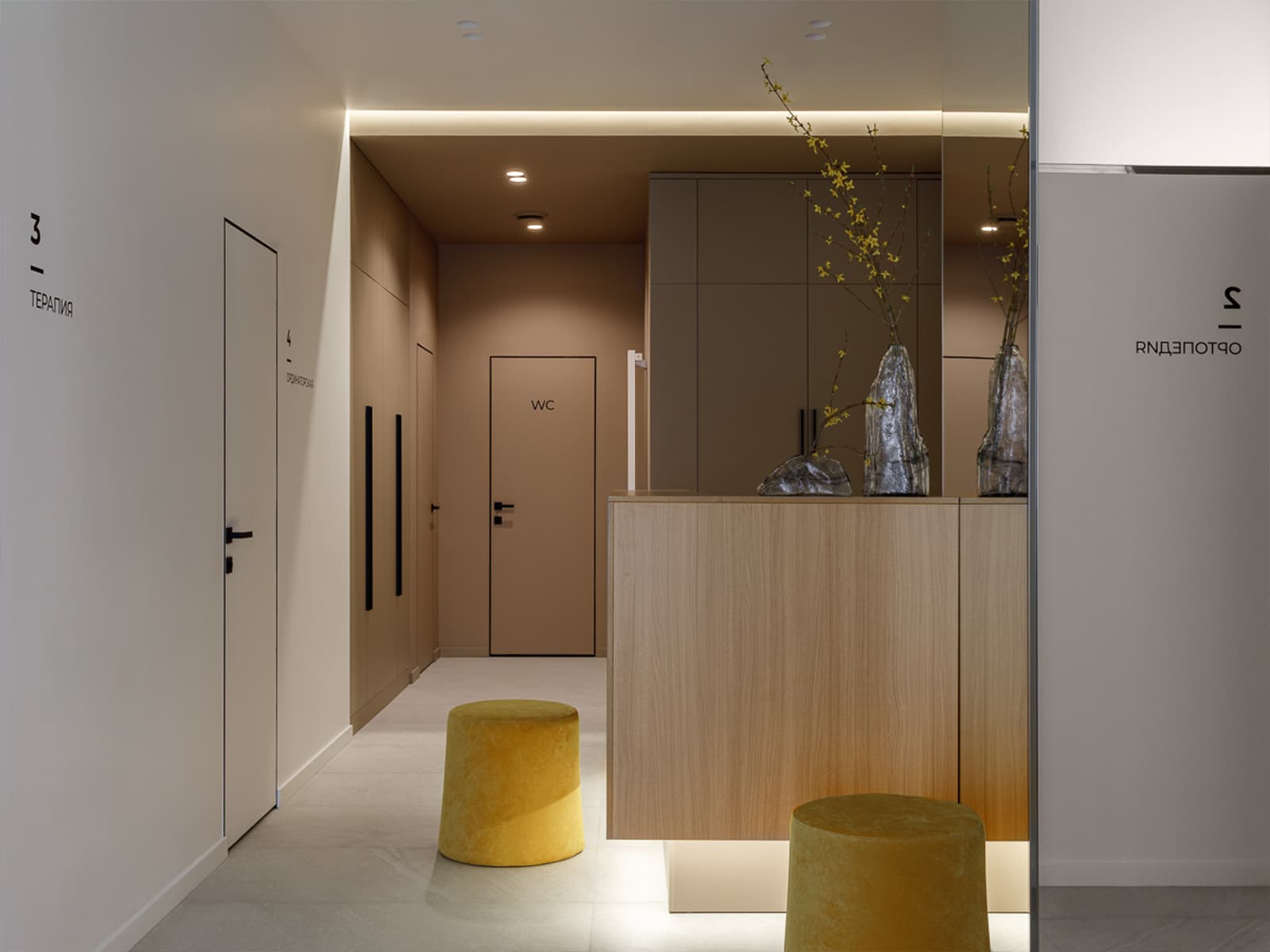 Небанальный интерьер семейной стоматологической клиники в Самаре — проект студии WANT MORE