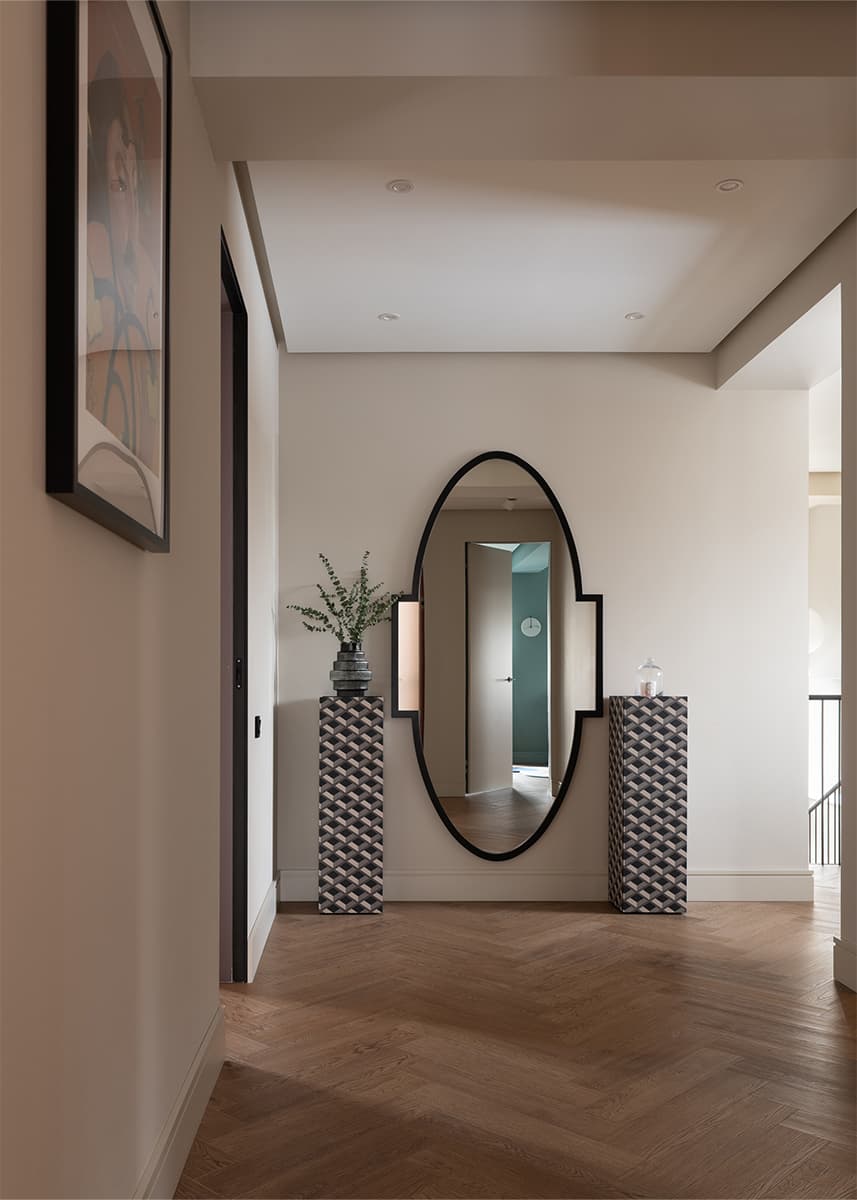 Многогранный интерьер уютного трехэтажного коттеджа в Алматы – проект Алисы Копыловой