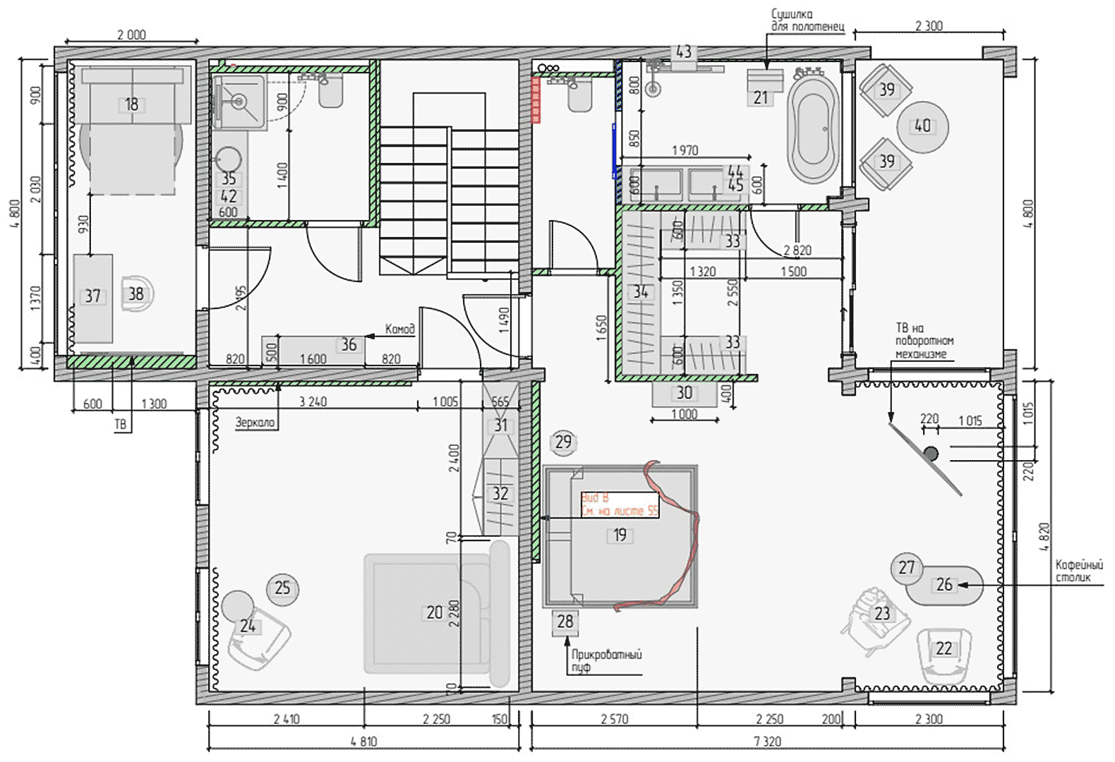 Аутентичный русский декор в воздушном интерьере загородного дома – проект студии интерьера EgoDesign