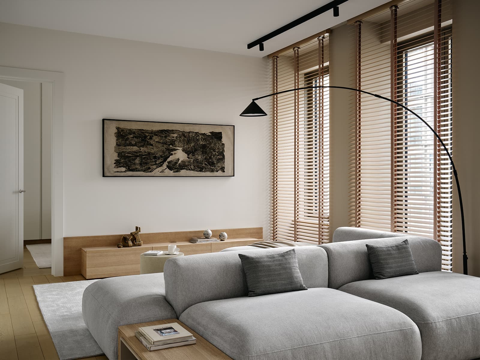 Умиротворенный интерьер квартиры для семьи с тремя детьми — проект студии Spatar Design