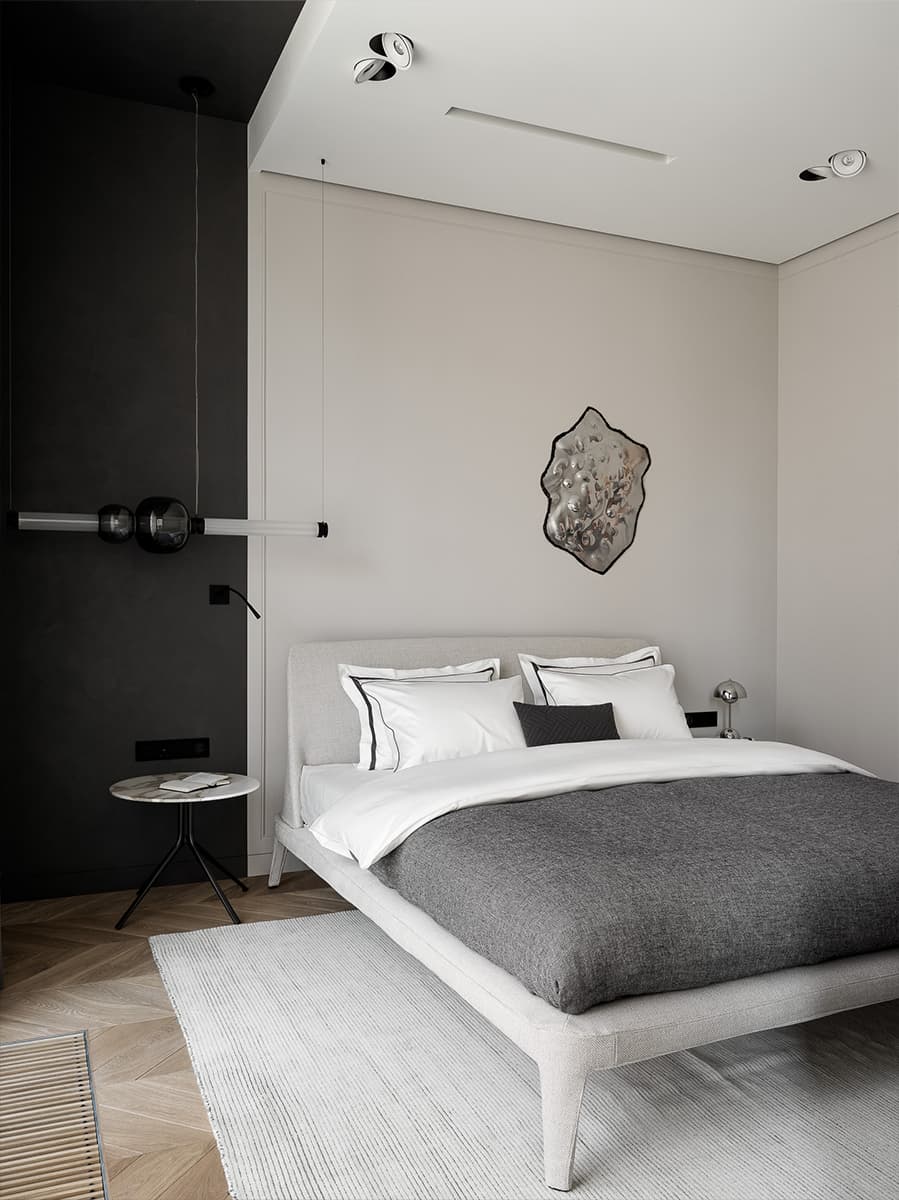 Контраст классики и современности в интерьере стильной московской квартиры — проект DE & DE Studio