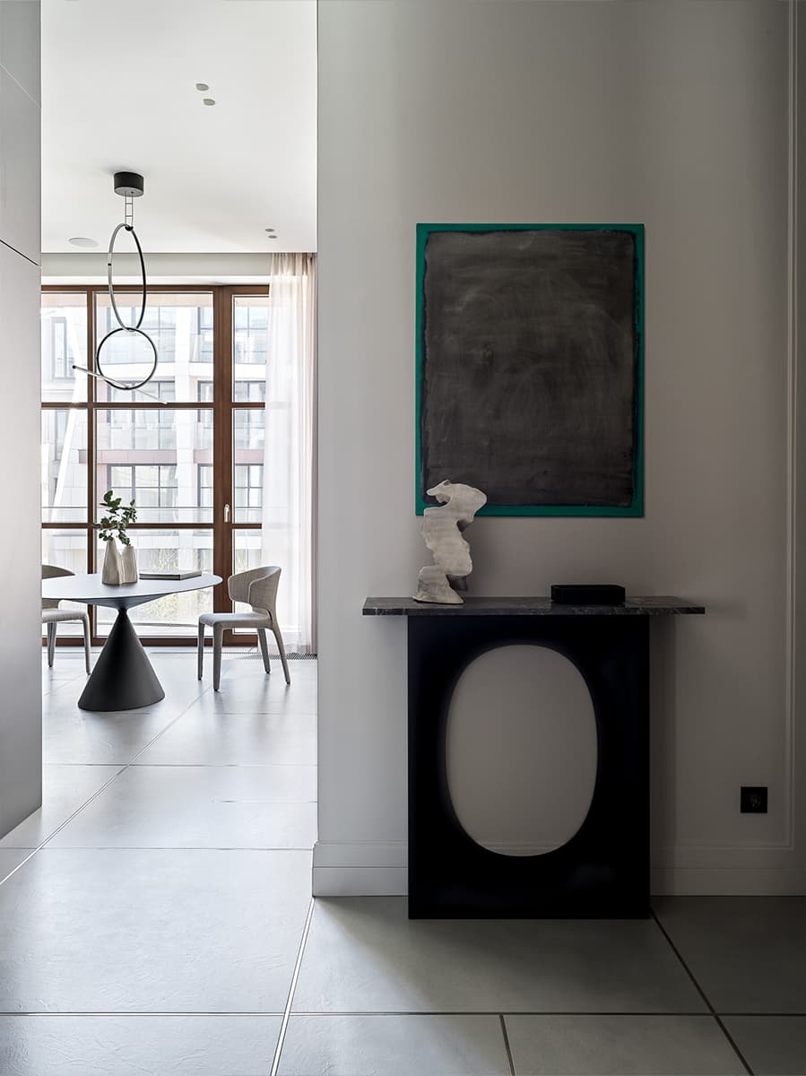 Контраст классики и современности в интерьере стильной московской квартиры — проект DE & DE Studio