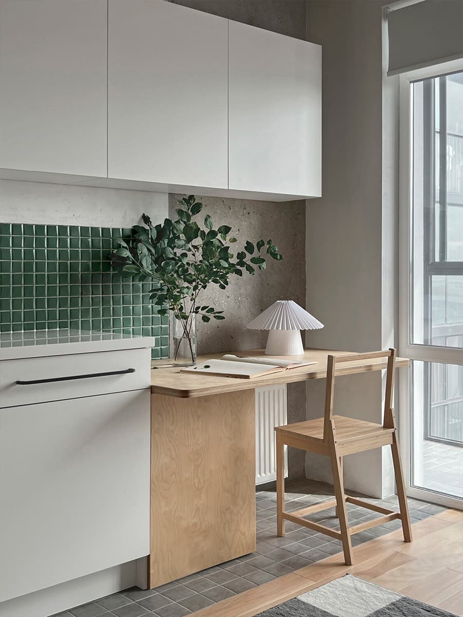 Мягкий и сдержанный интерьер экспериментальной квартиры-студии — проект ahno studio