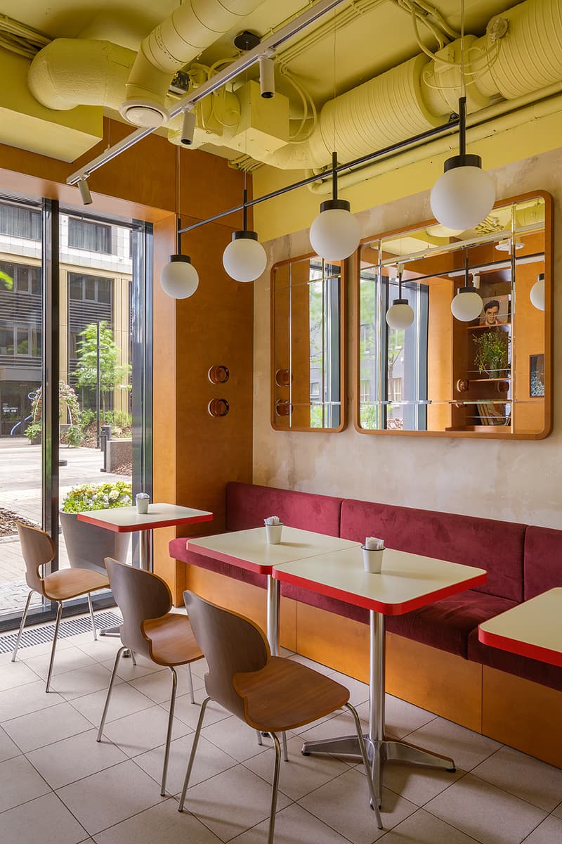 Атмосфера итальянской пиццерии и отсылки к ретро в интерьере бистро в Санкт-Петербурге — проект MODGI Group