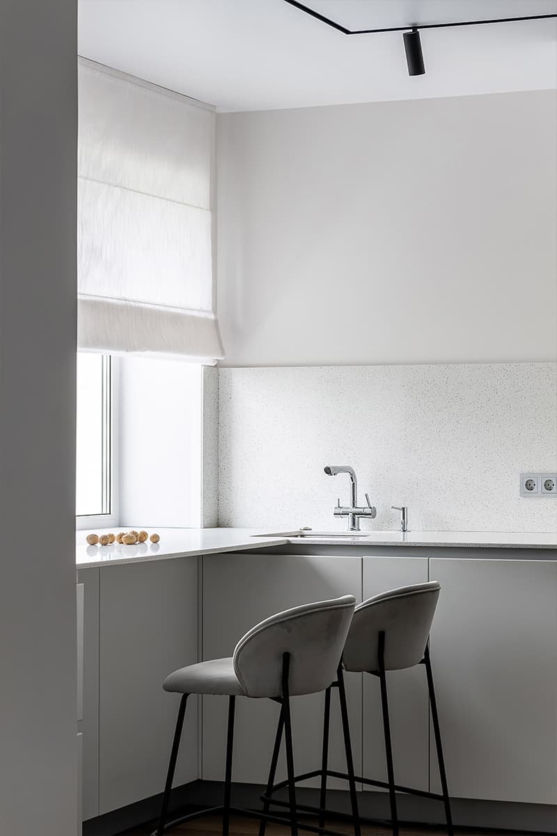 Тонкие нотки Азии в интерьере квартиры для супружеской пары — проект Марины Аббасовой