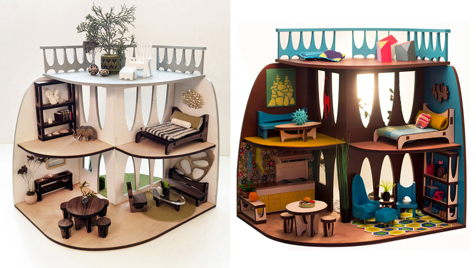 Кукольный домик, вдохновленный творчеством Оскара Нимейера