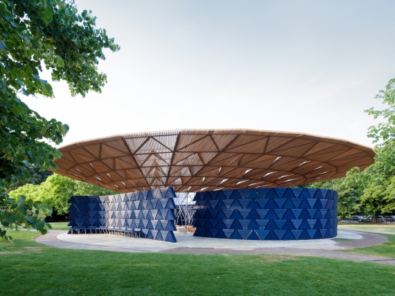 Основатель Kere Architecture построил павильон для галереи Серпентайн в Лондоне