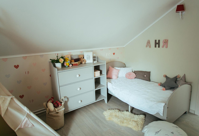 Детская комната в проекте дизайн-студии Mimiloona