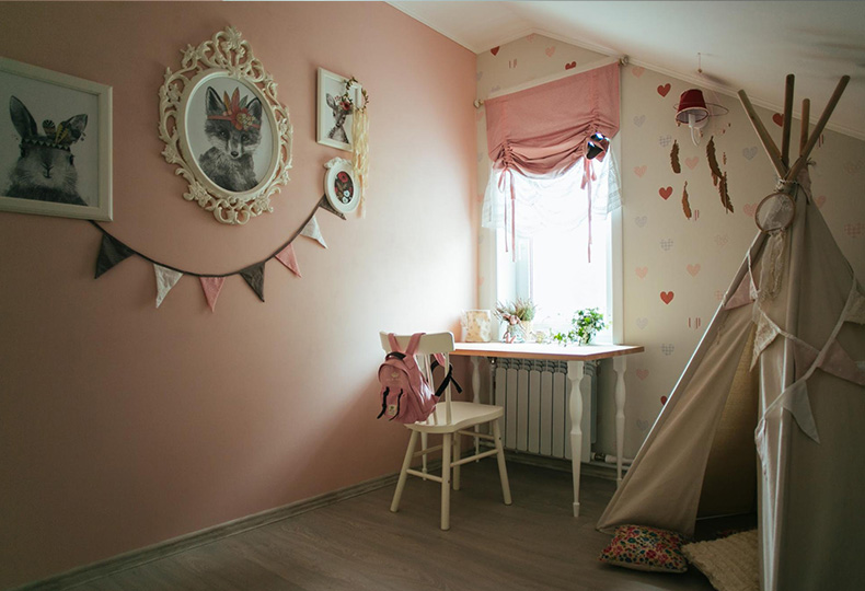 Детская комната в проекте дизайн-студии Mimiloona