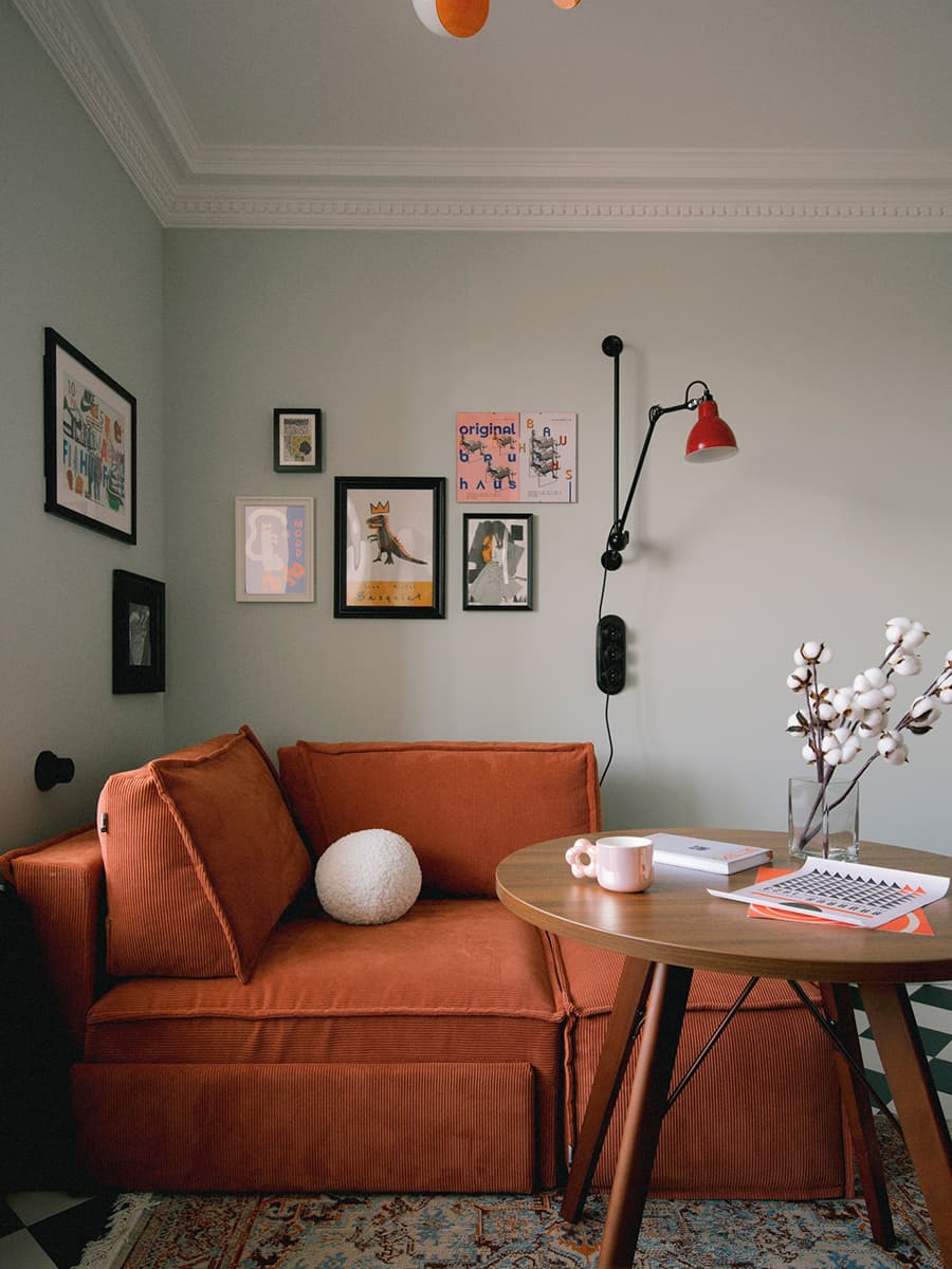 Собранный по крупицам винтаж в интерьере квартиры с музыкальной студией — проект Серафимы Гавриленко