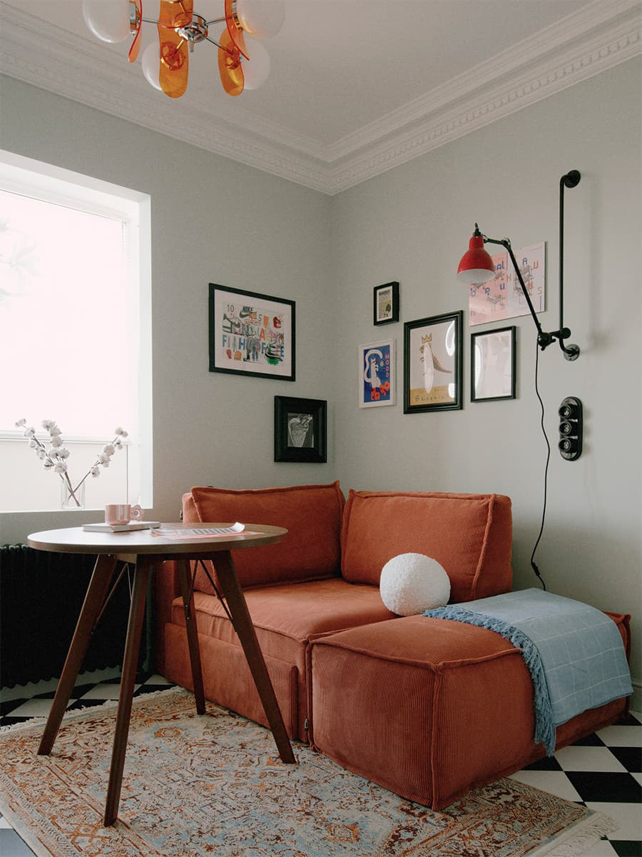 Собранный по крупицам винтаж в интерьере квартиры с музыкальной студией — проект Серафимы Гавриленко