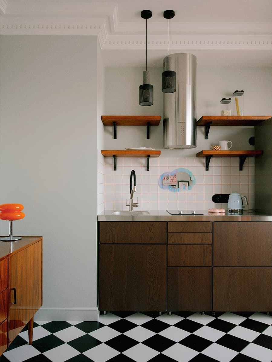 Собранный по крупицам винтаж в интерьере квартиры с музыкальной студией — проект Серафимы Гавриленко