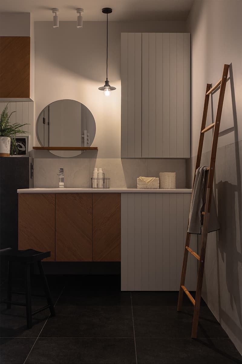 Магия зонирования в интерьере маленькой квартиры для молодой пары — проект Евгении Мараськовой-Григорянц