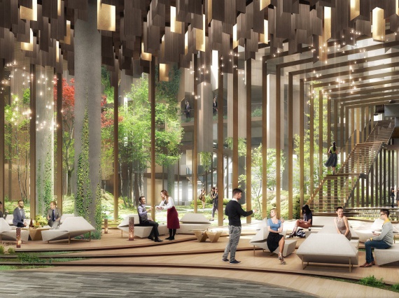 Новый отель Кенго Кума превратит Париж в городские джунгли 