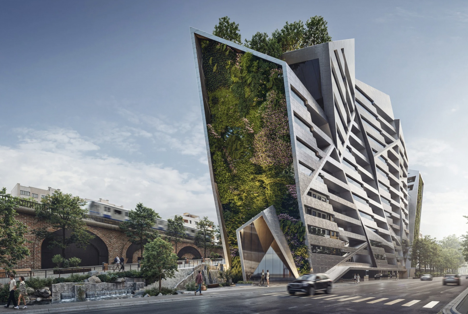 В Париже появится футуристичное здание по проекту Studio Libeskind