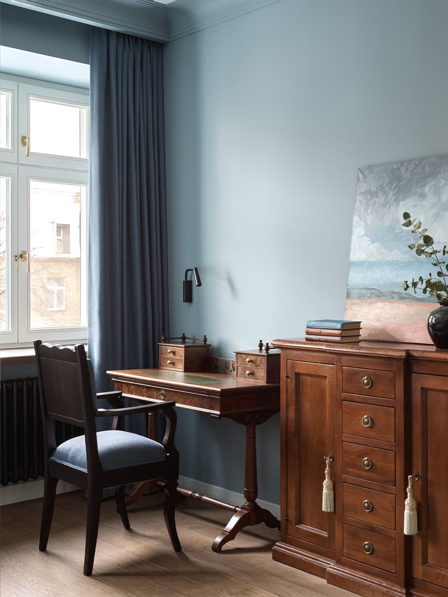 Винтажные детали в интерьере квартиры с богатой историей — проект Марии Ефановой