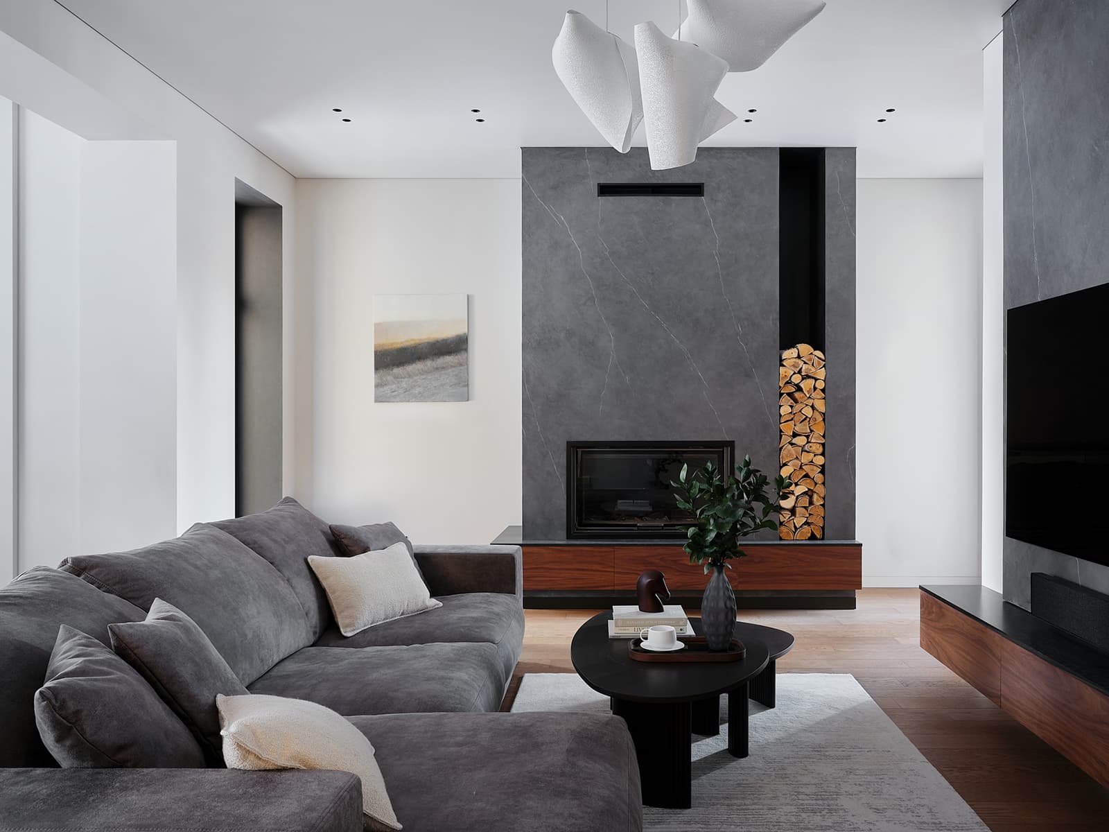 Диалог мужских и женских предпочтений в интерьере сибирского коттеджа — проект Татьяны Коркиной