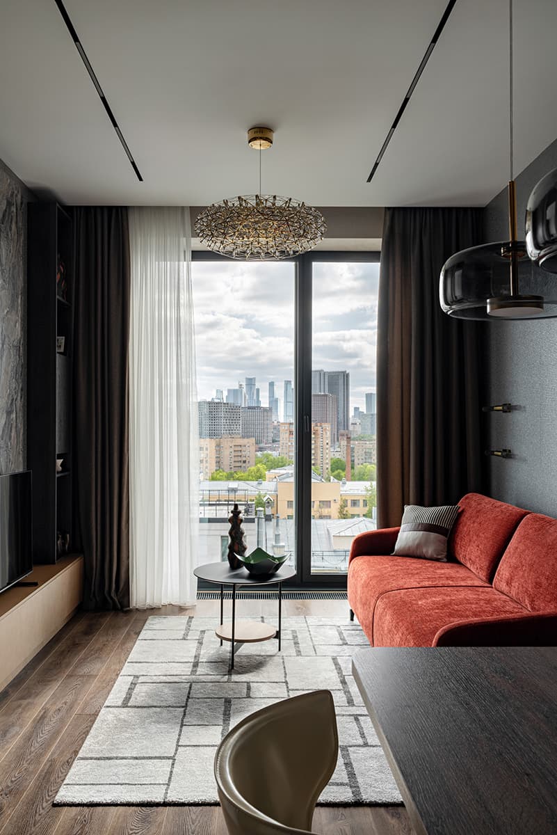 Нейтральная палитра и эргономичность в интерьере апартаментов для сдачи в аренду — проект бюро ASTROOM