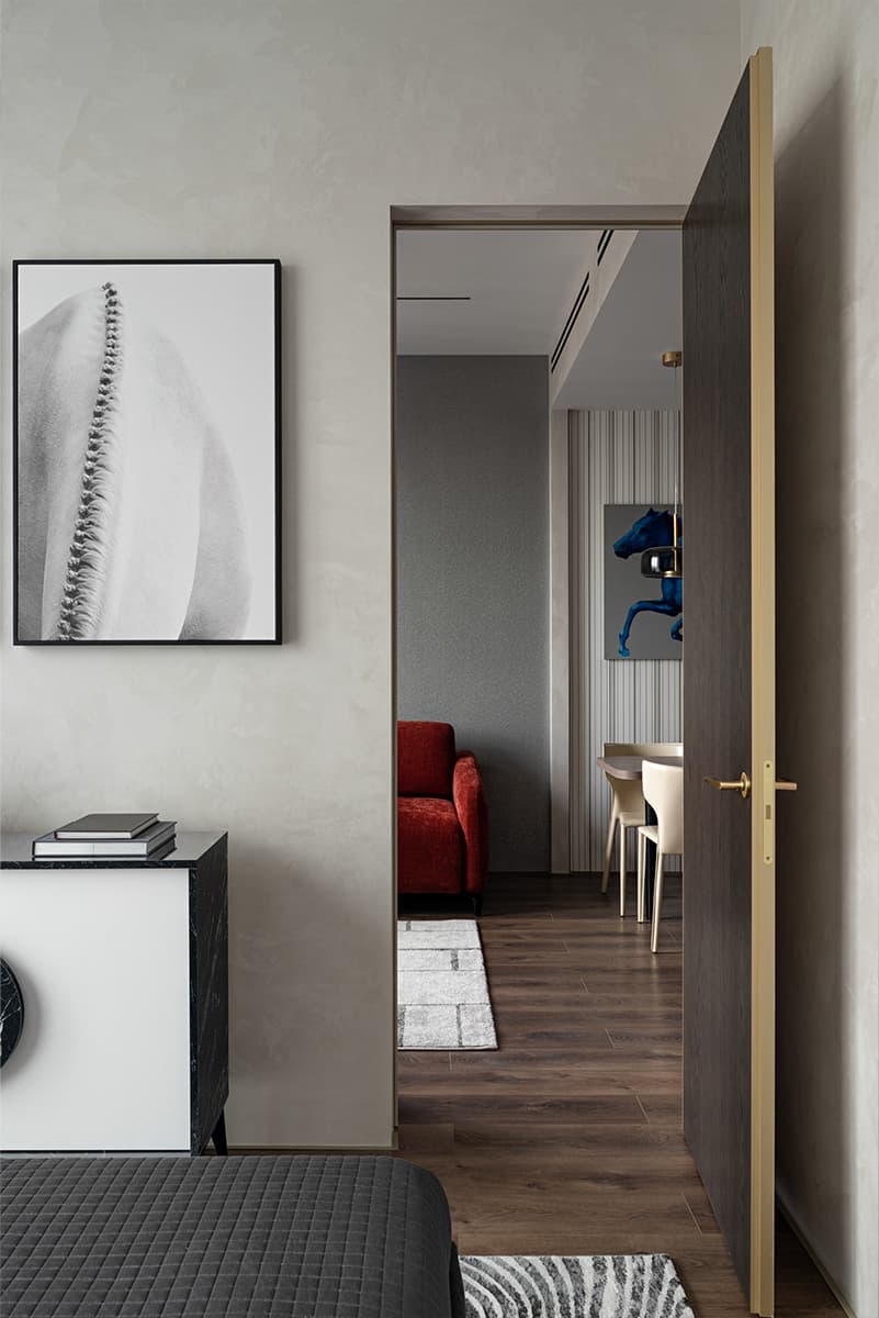 Нейтральная палитра и эргономичность в интерьере апартаментов для сдачи в аренду — проект бюро ASTROOM