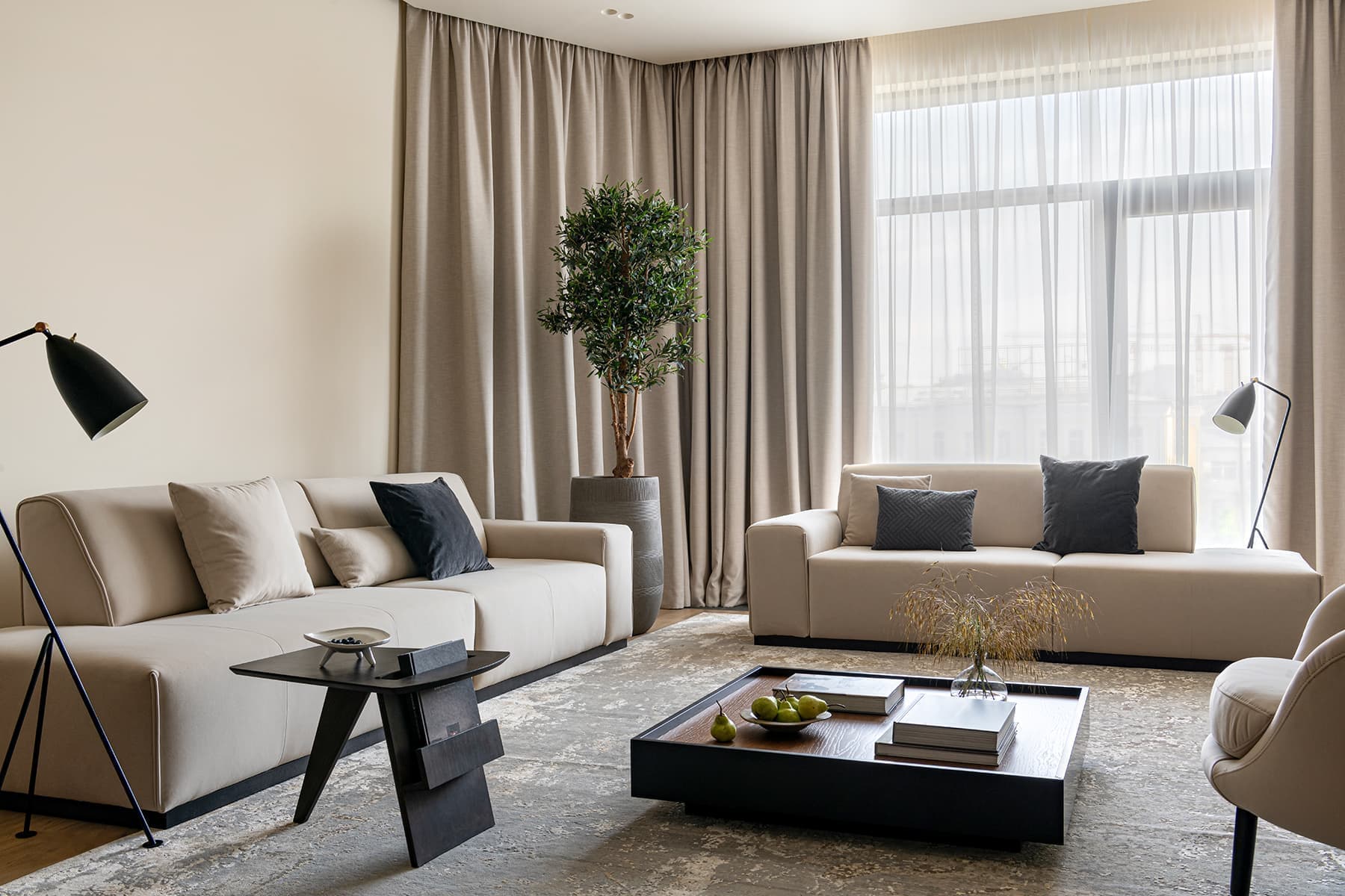 Элегантный интерьер столичной квартиры для сдачи в аренду — проект Елены Потёмкиной